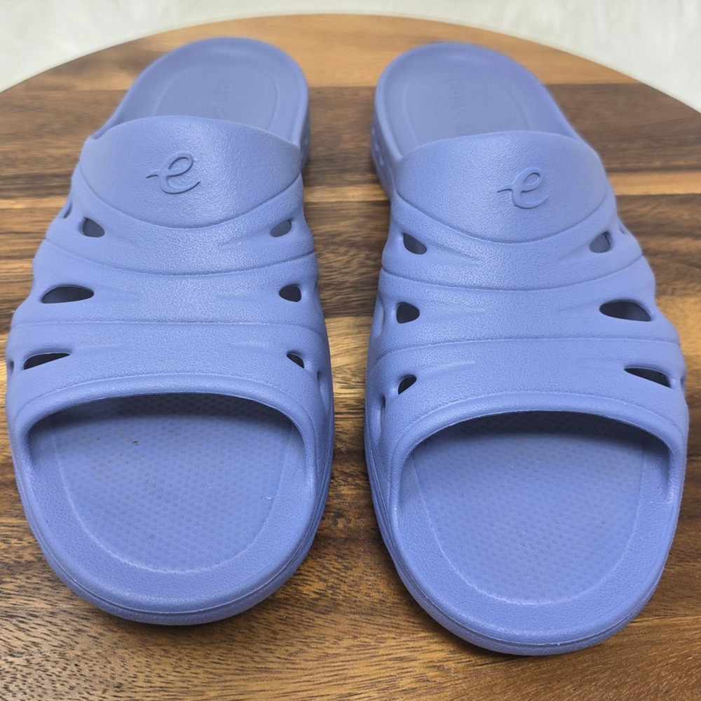 Easy Spirit Blue Clog Slip-on Women's Summer Comfort Shoes Size 9